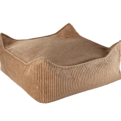 Wigiwama Pouf Ottoman Toffee Square Cord